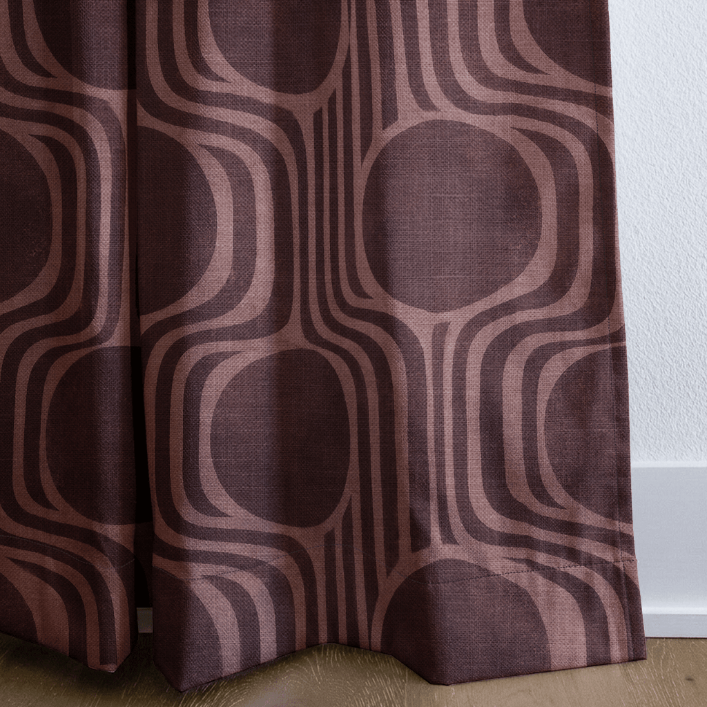 Red Dawn - Curtain Panel - The Drapery