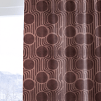 Red Dawn - Curtain Panel - The Drapery