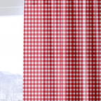 Red Gingham - Curtain Panel - The Drapery