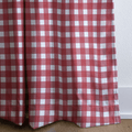 Red Gingham - Curtain Panel - The Drapery