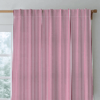 Red Stripe - Curtain Panel - The Drapery