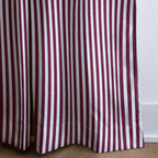 Red Stripe - Curtain Panel - The Drapery