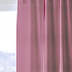Red Stripe - Curtain Panel - The Drapery
