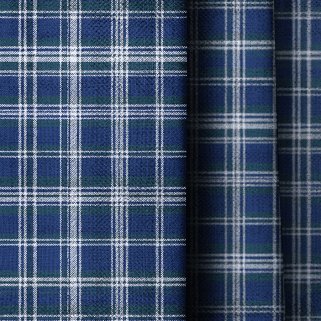Regal Plaid - Curtain Panel - The Drapery