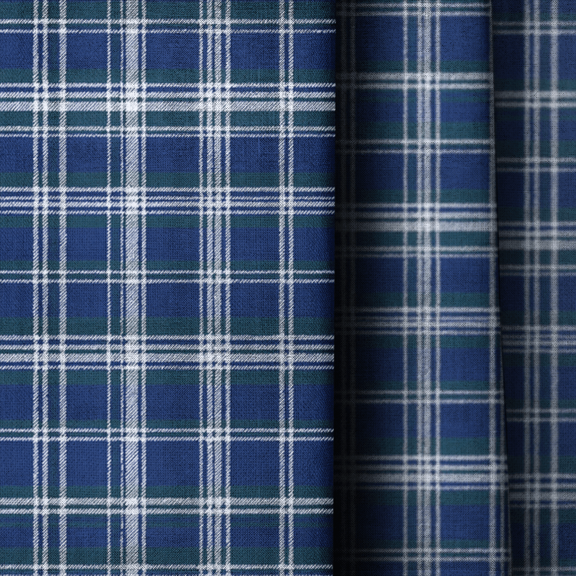 Regal Plaid - Curtain Panel - The Drapery