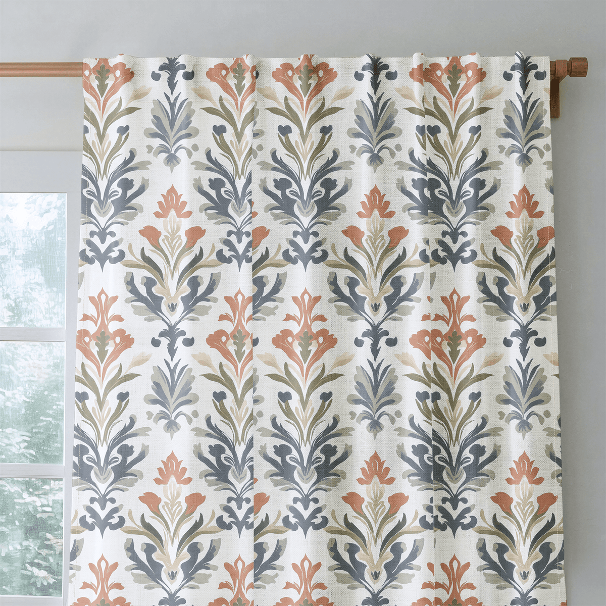 Regal Rustwood - Curtain Panel - The Drapery