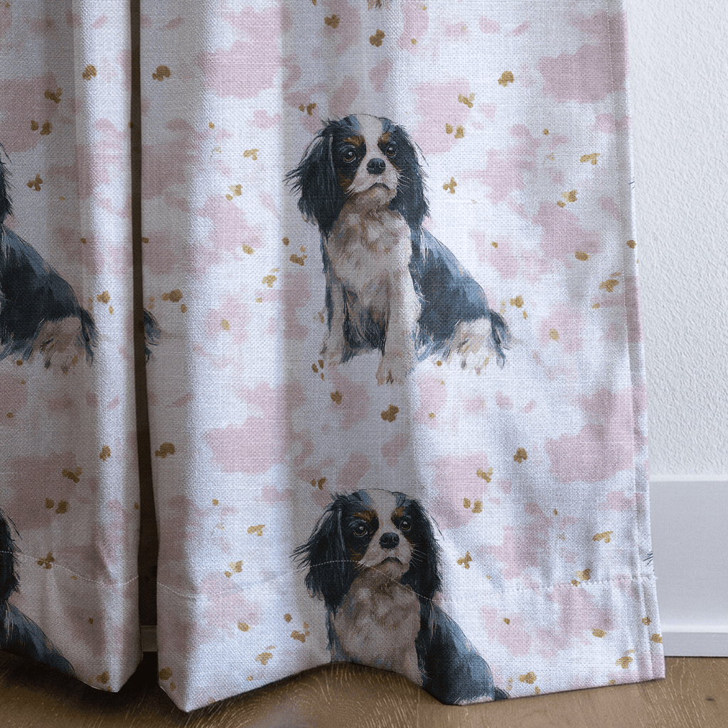 Regal Spaniel - Curtain Panel - The Drapery