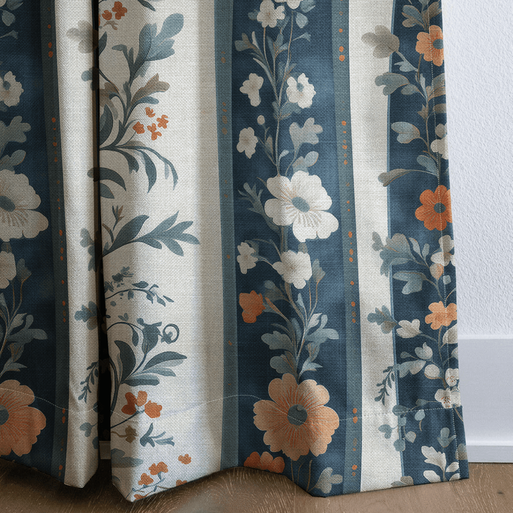 Regal Wildflower - Curtain Panel - The Drapery