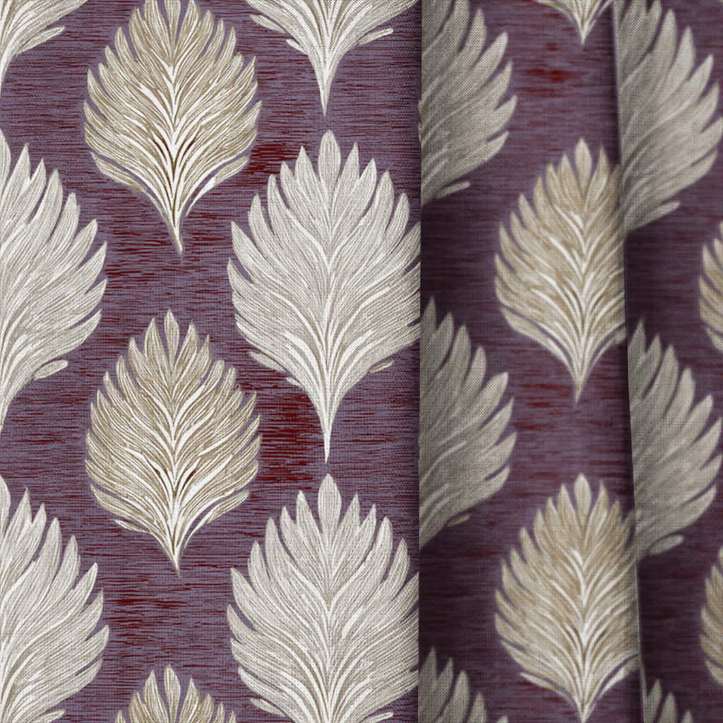 Reid Leaves - Curtain Panel - The Drapery