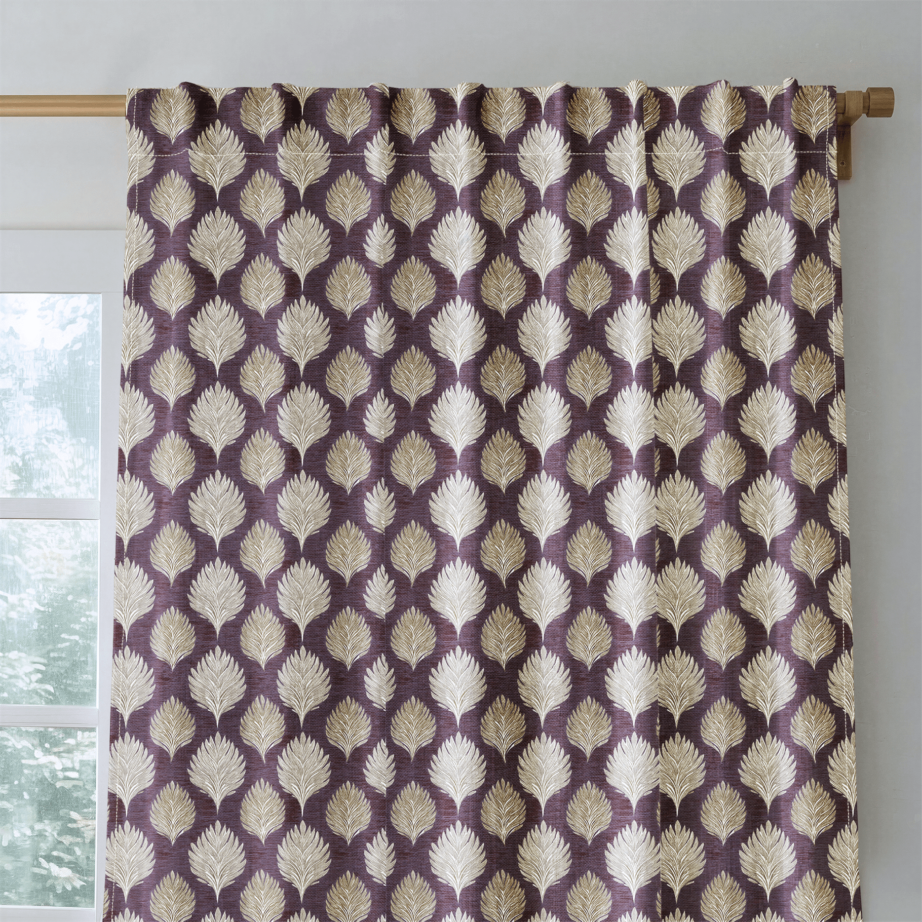 Reid Leaves - Curtain Panel - The Drapery