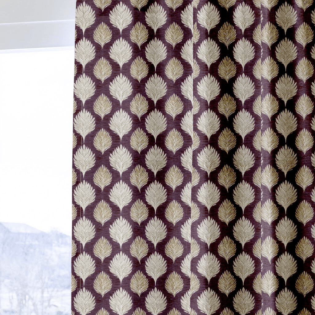 Reid Leaves - Curtain Panel - The Drapery
