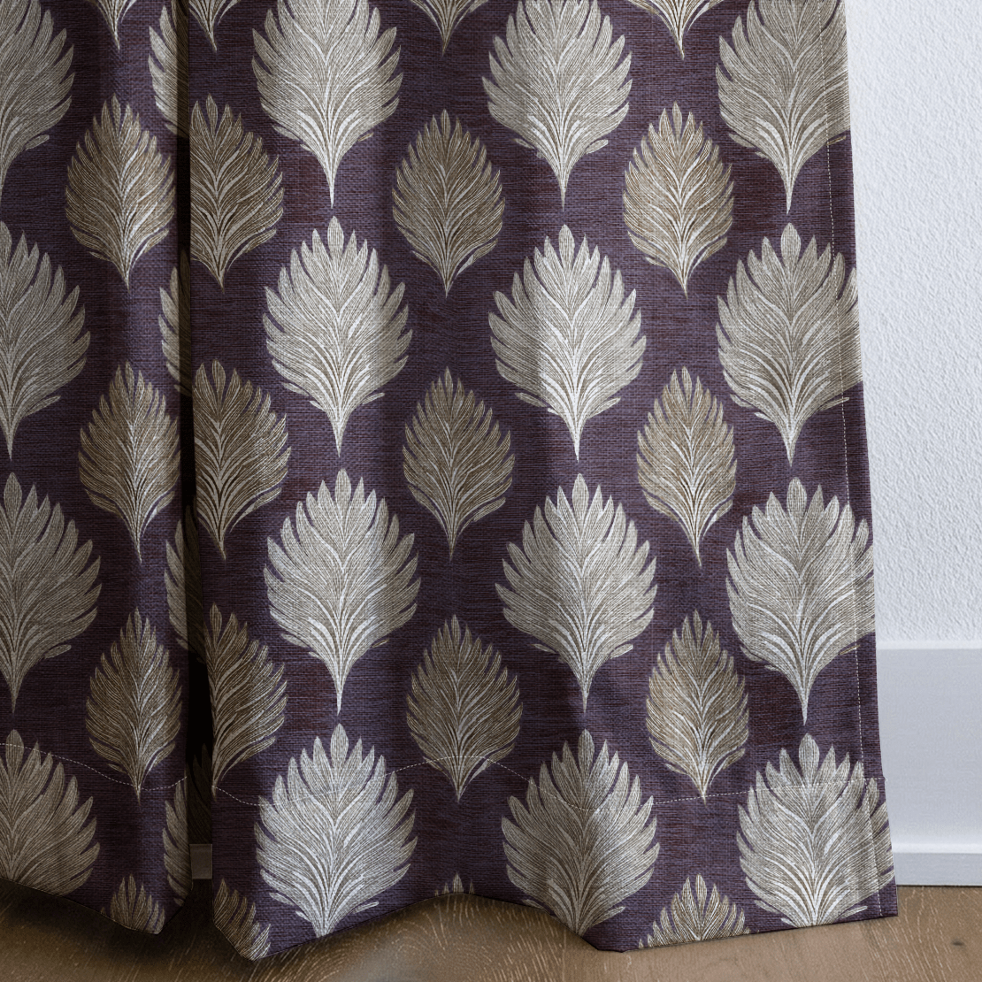 Reid Leaves - Curtain Panel - The Drapery