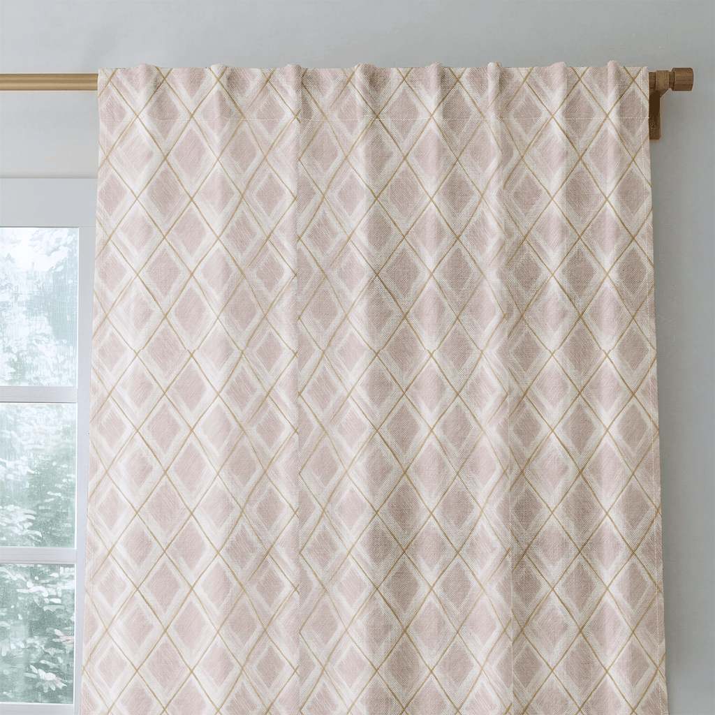 Renata Diamonds - Curtain Panel - The Drapery