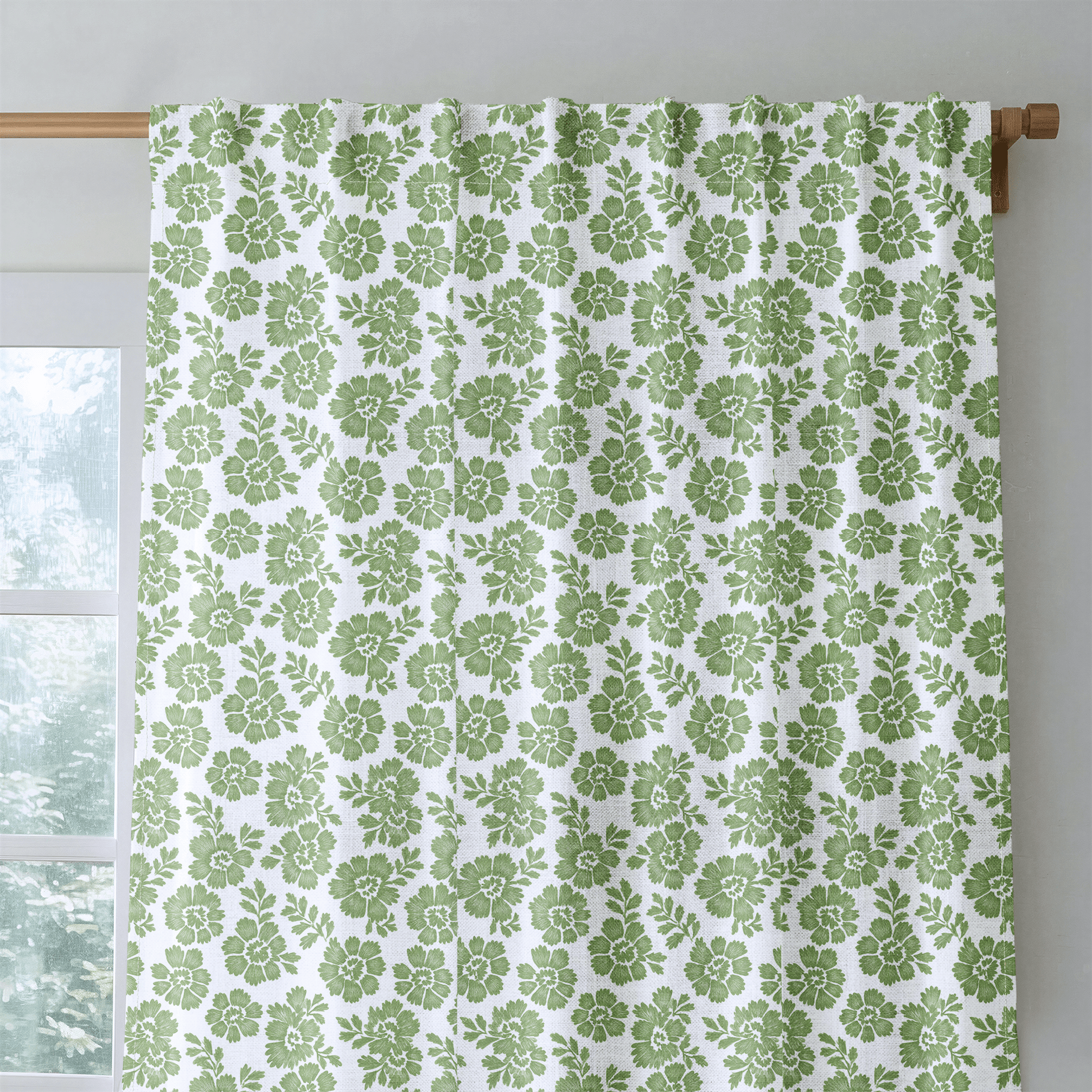 Renée Blossom - Curtain Panel - The Drapery