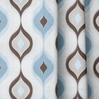 Retro Drift - Curtain Panel - The Drapery