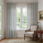 Retro Drift - Curtain Panel - The Drapery