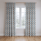 Retro Drift - Curtain Panel - The Drapery