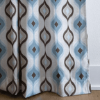 Retro Drift - Curtain Panel - The Drapery