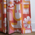 Retro Radiance - Curtain Panel - The Drapery