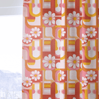 Retro Radiance - Curtain Panel - The Drapery