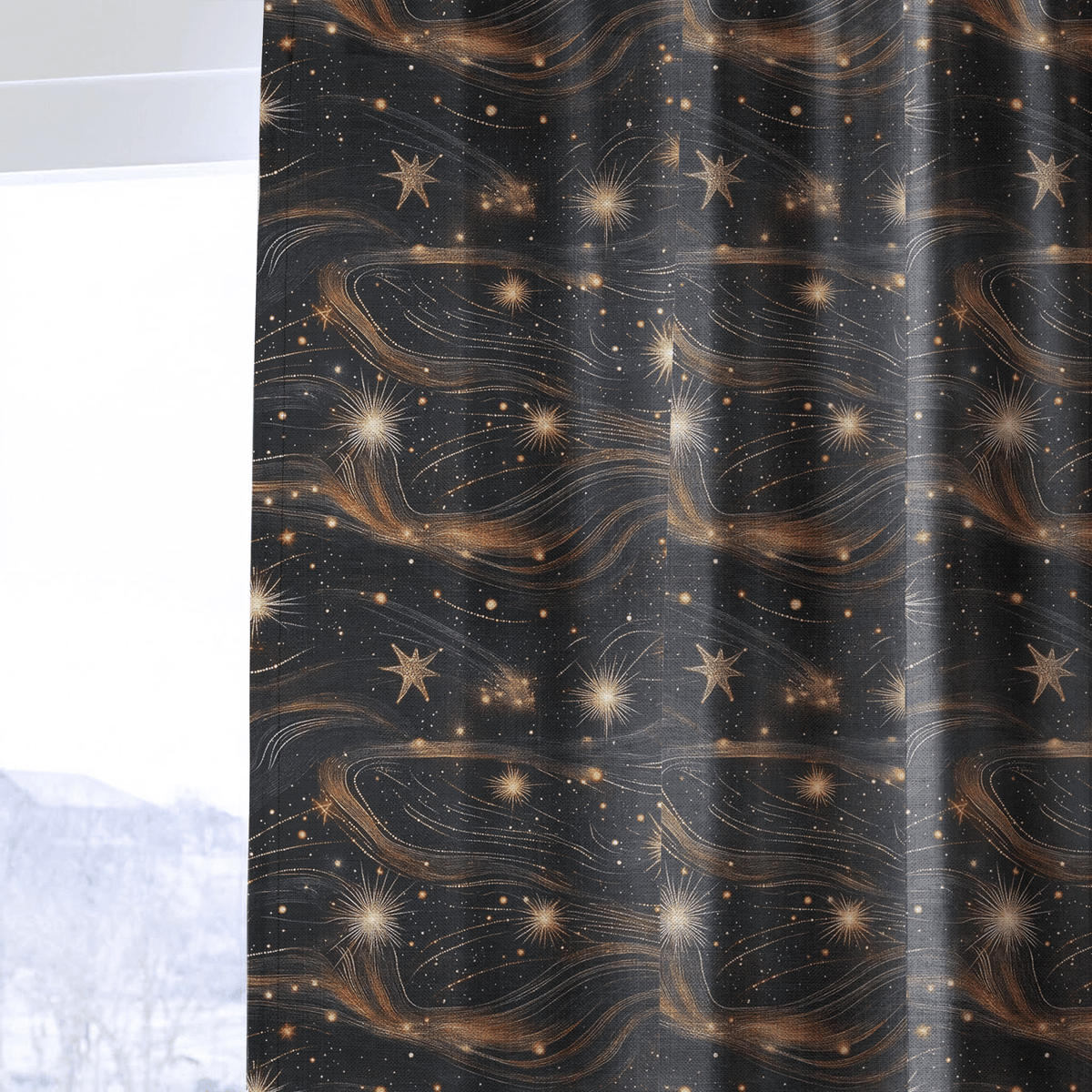 Retrograde - Curtain Panel - The Drapery
