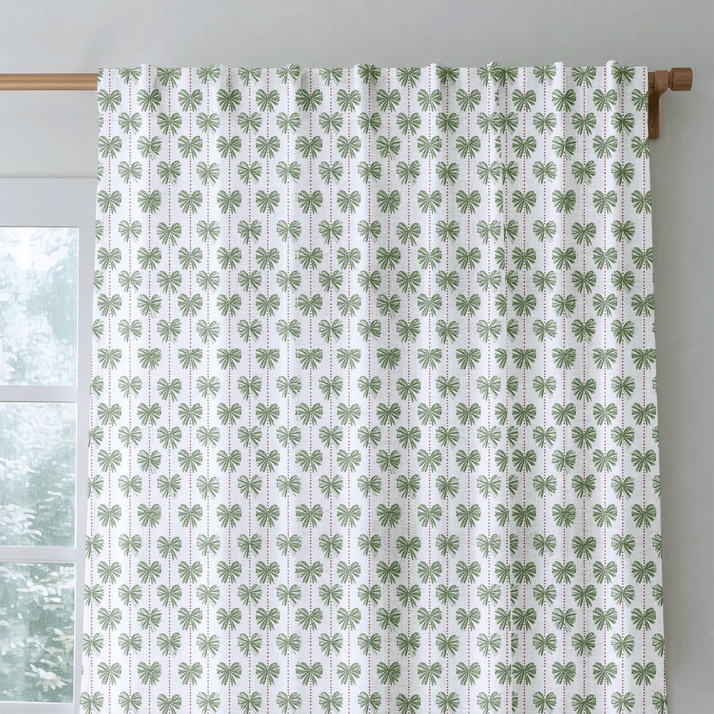 Rhea Bow - Curtain Panel - The Drapery