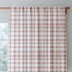 Rhodes Check - Curtain Panel - The Drapery