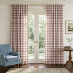 Rhodes Check - Curtain Panel - The Drapery