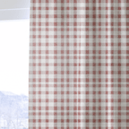 Rhodes Check - Curtain Panel - The Drapery