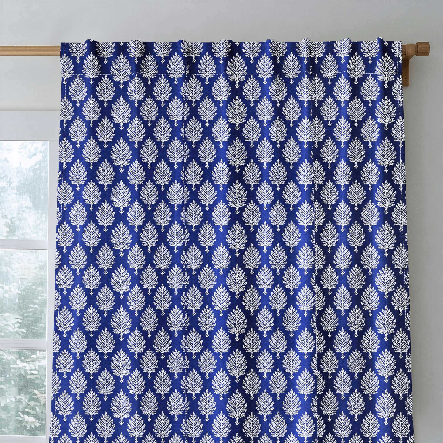 Rhodesia Blue - Curtain Panel - The Drapery