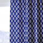 Rhodesia Blue - Curtain Panel - The Drapery