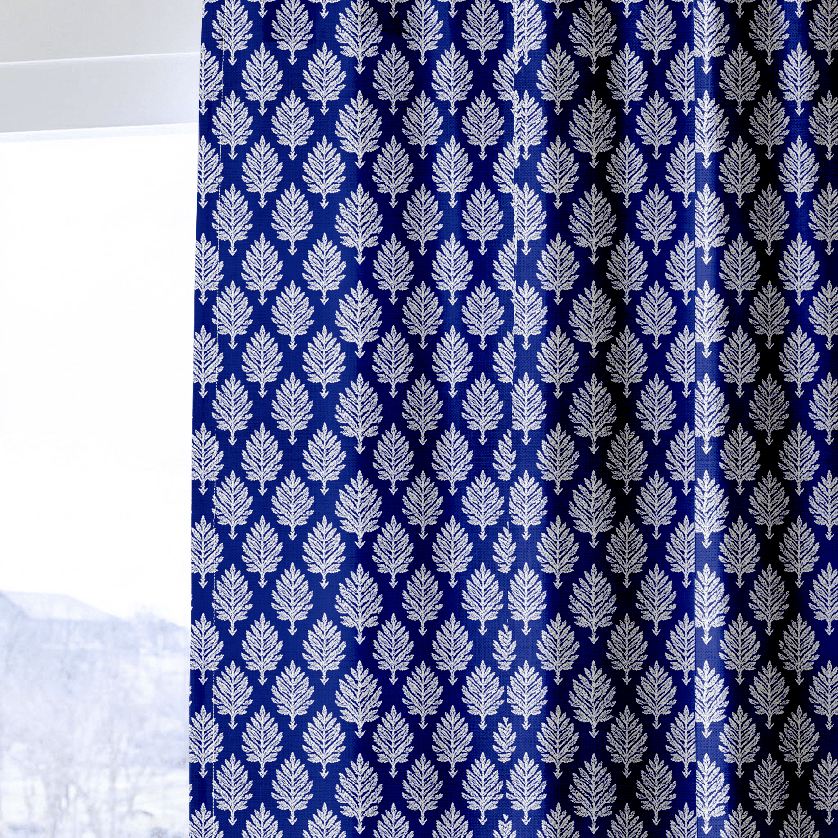 Rhodesia Blue - Curtain Panel - The Drapery