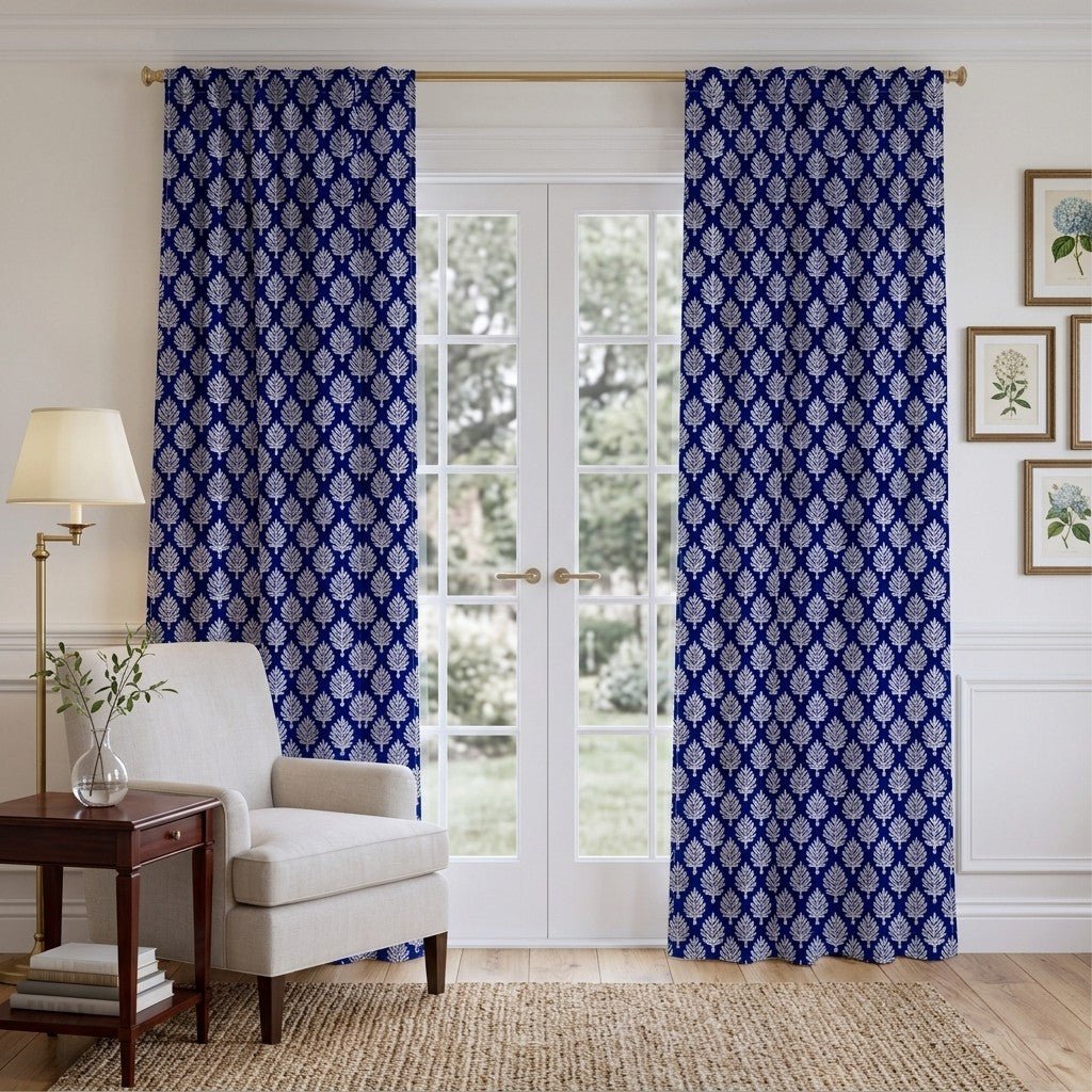 Rhodesia Blue - Curtain Panel - The Drapery