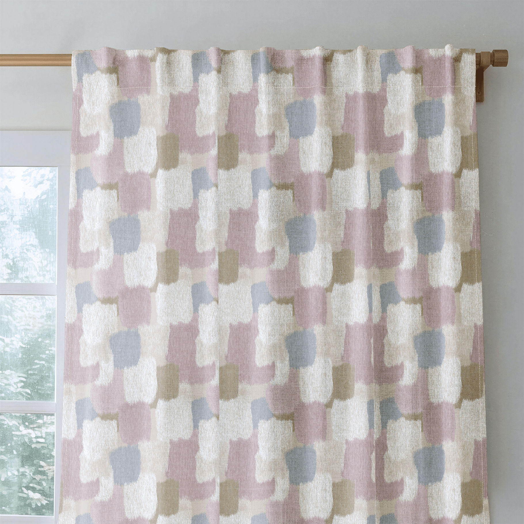 Rhone Brushstrokes - Curtain Panel - The Drapery