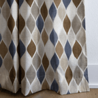 Rhys Diamonds - Curtain Panel - The Drapery