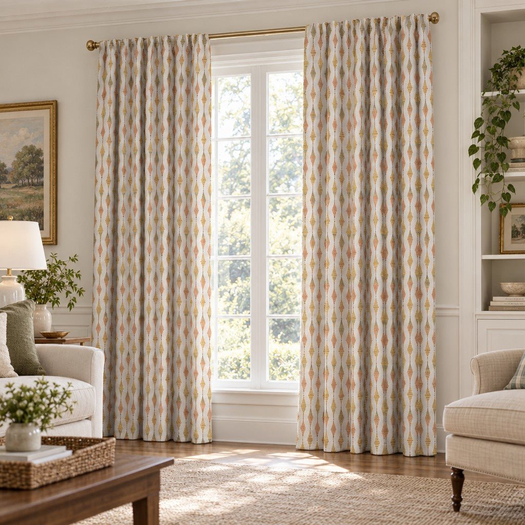 Ridgeline Autumnal - Curtain Panel - The Drapery