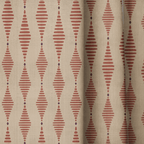 Ridgeline Blood Orange - Curtain Panel - The Drapery