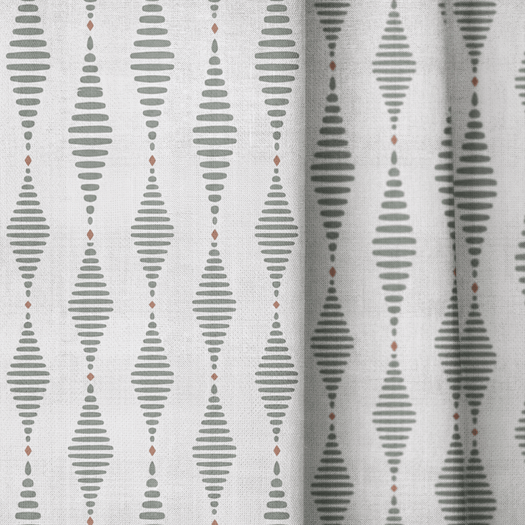 Ridgeline Thyme - Curtain Panel - The Drapery