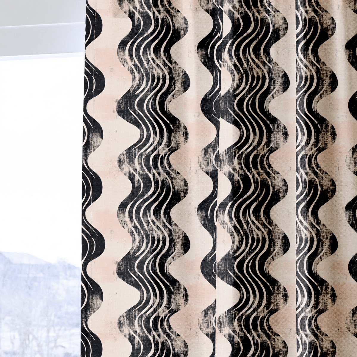 River - Curtain Panel - The Drapery