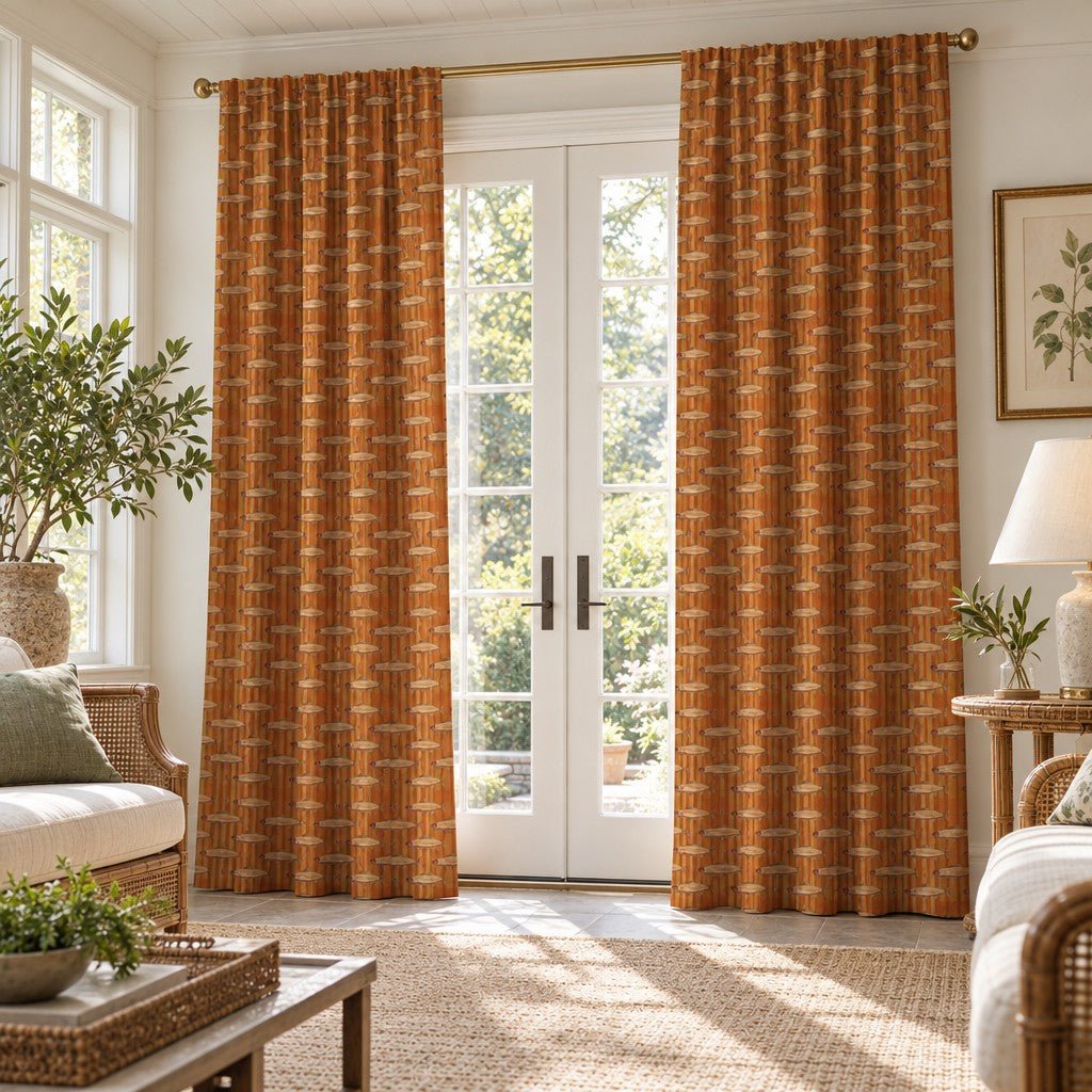 River & Reed Saffron - Curtain Panel - The Drapery