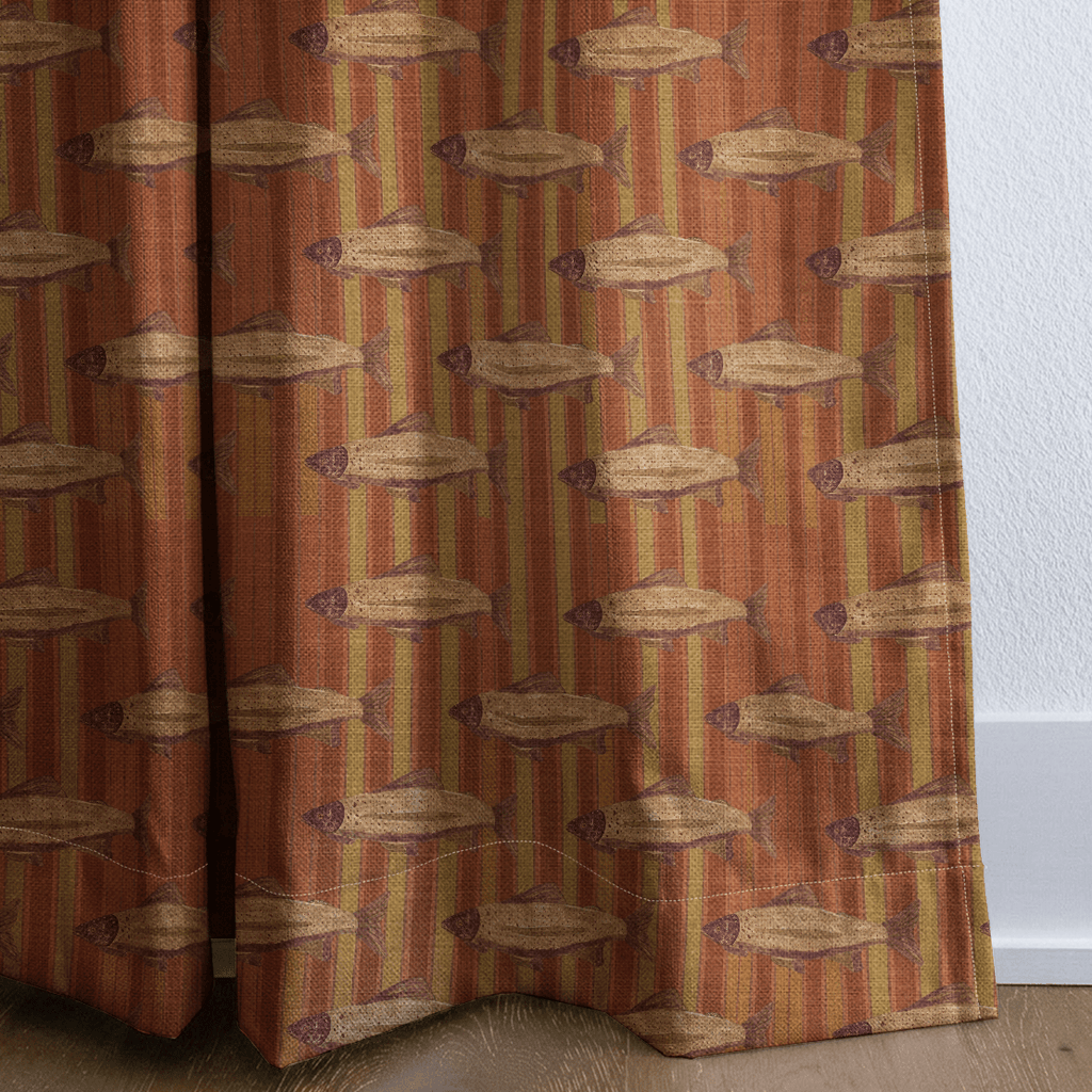 River & Reed Saffron - Curtain Panel - The Drapery