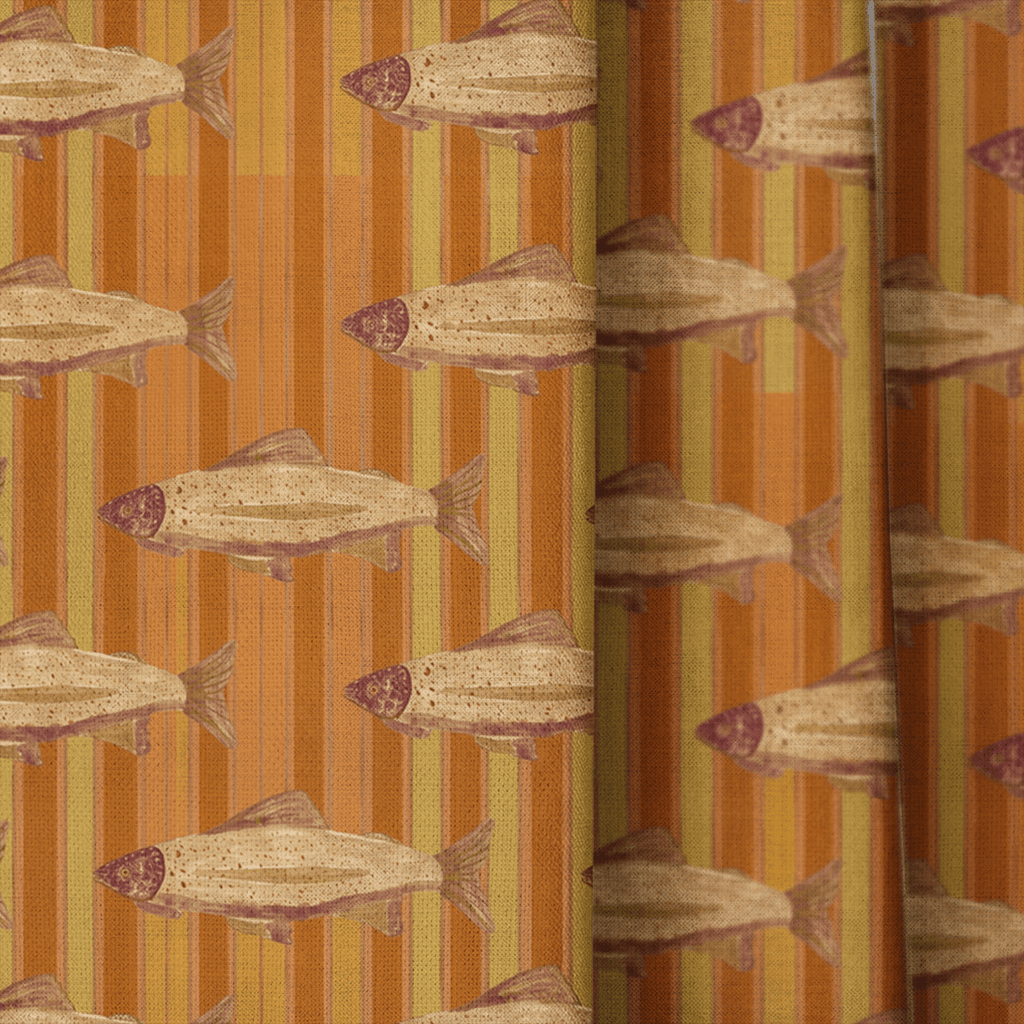 River & Reed Saffron - Curtain Panel - The Drapery