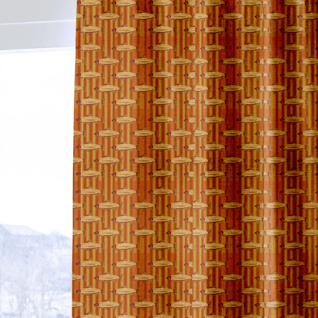 River & Reed Saffron - Curtain Panel - The Drapery