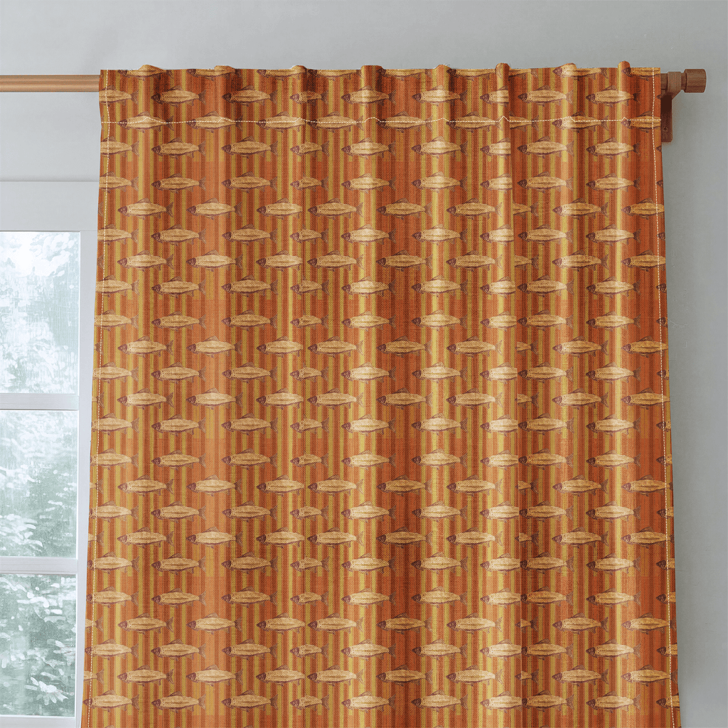 River & Reed Saffron - Curtain Panel - The Drapery