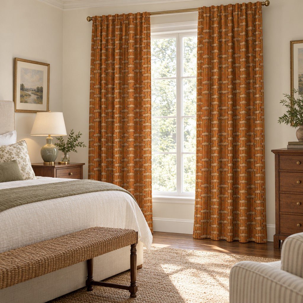 River & Reed Saffron - Curtain Panel - The Drapery