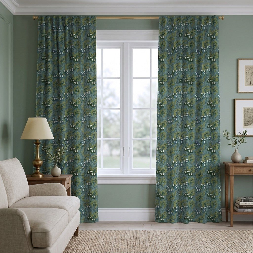 Riviera Bouquet - Curtain Panel - The Drapery