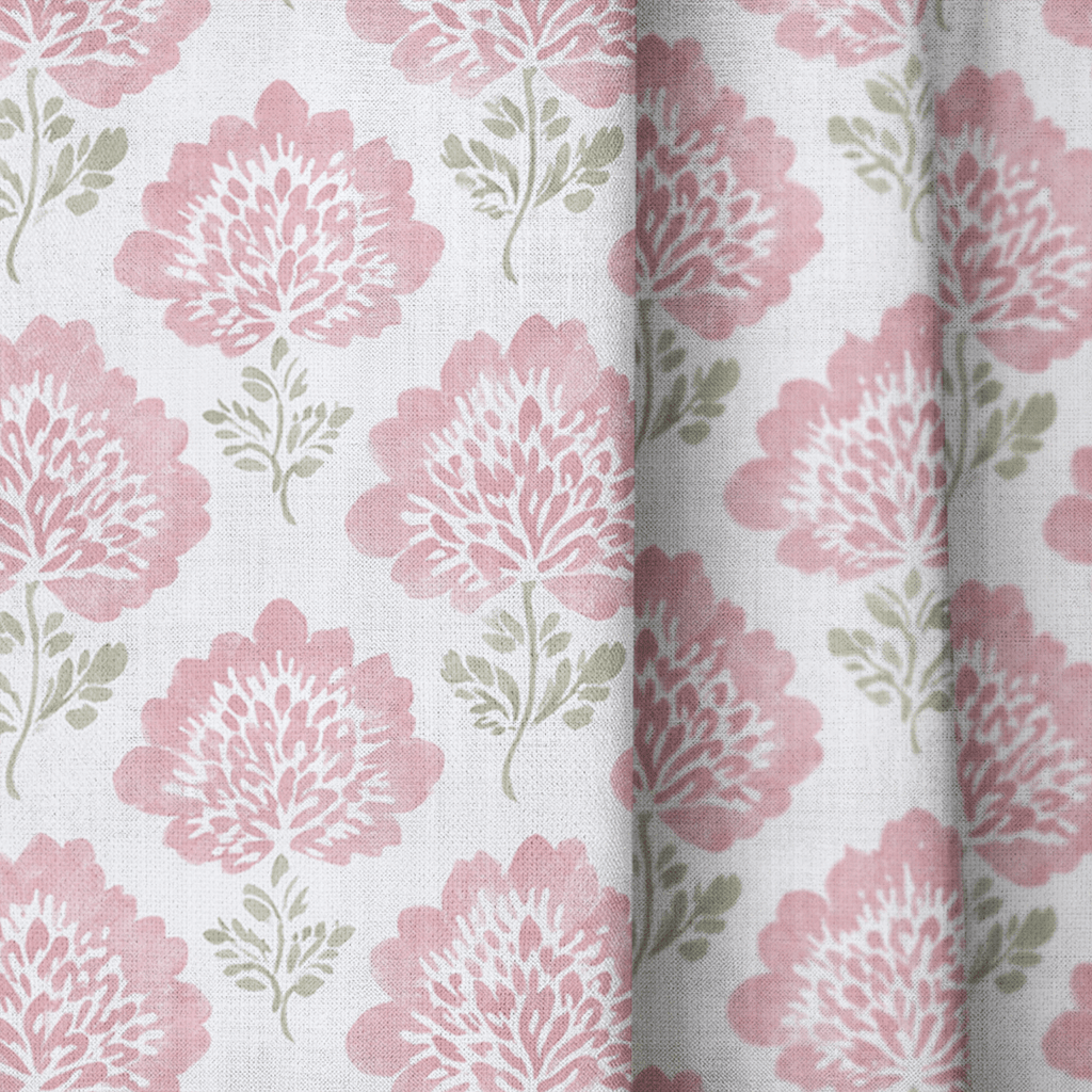 Rivingale Blossoms - Curtain Panel - The Drapery