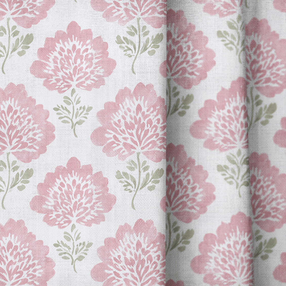 Rivingale Blossoms - Curtain Panel - The Drapery