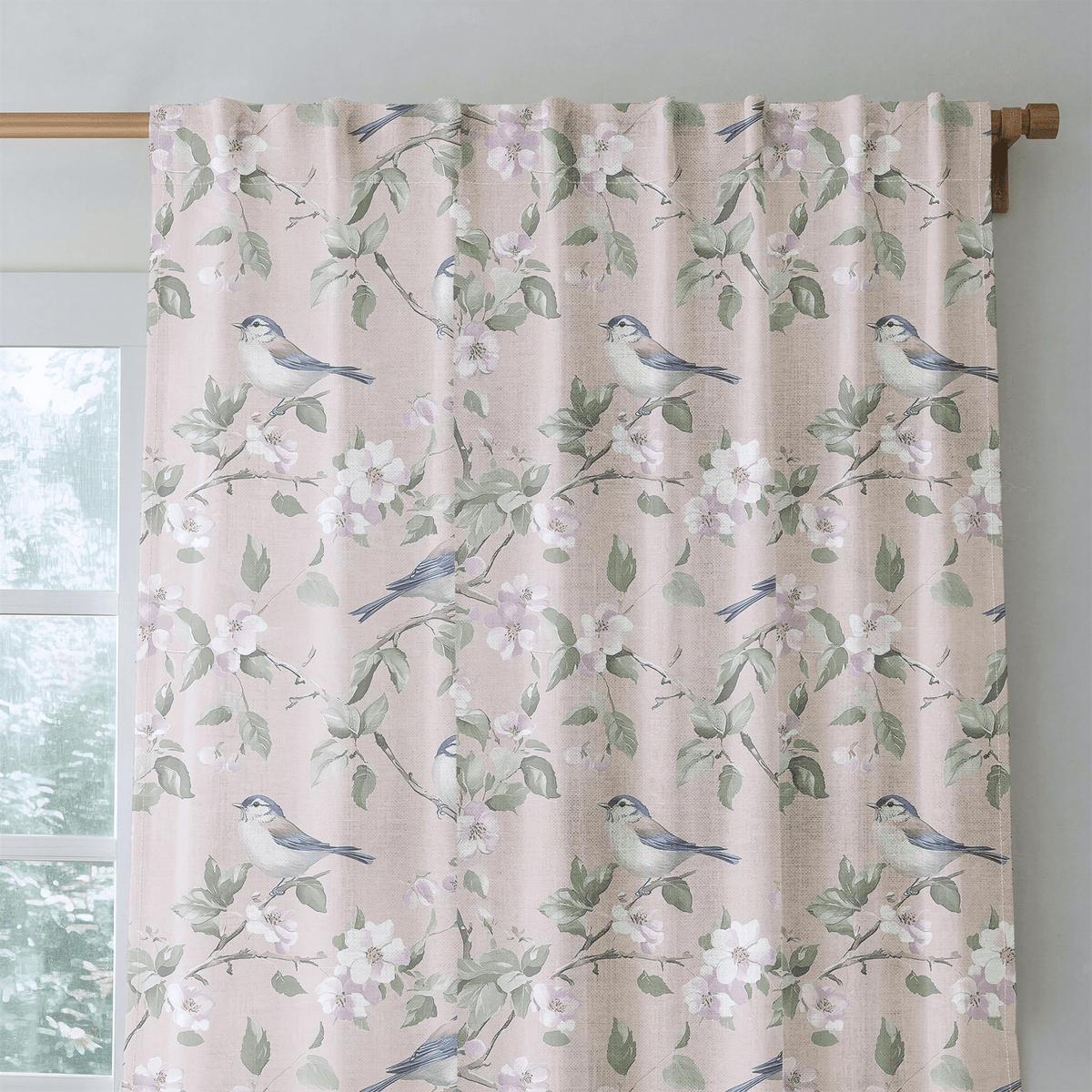 Robin's Bloom - Curtain Panel - The Drapery