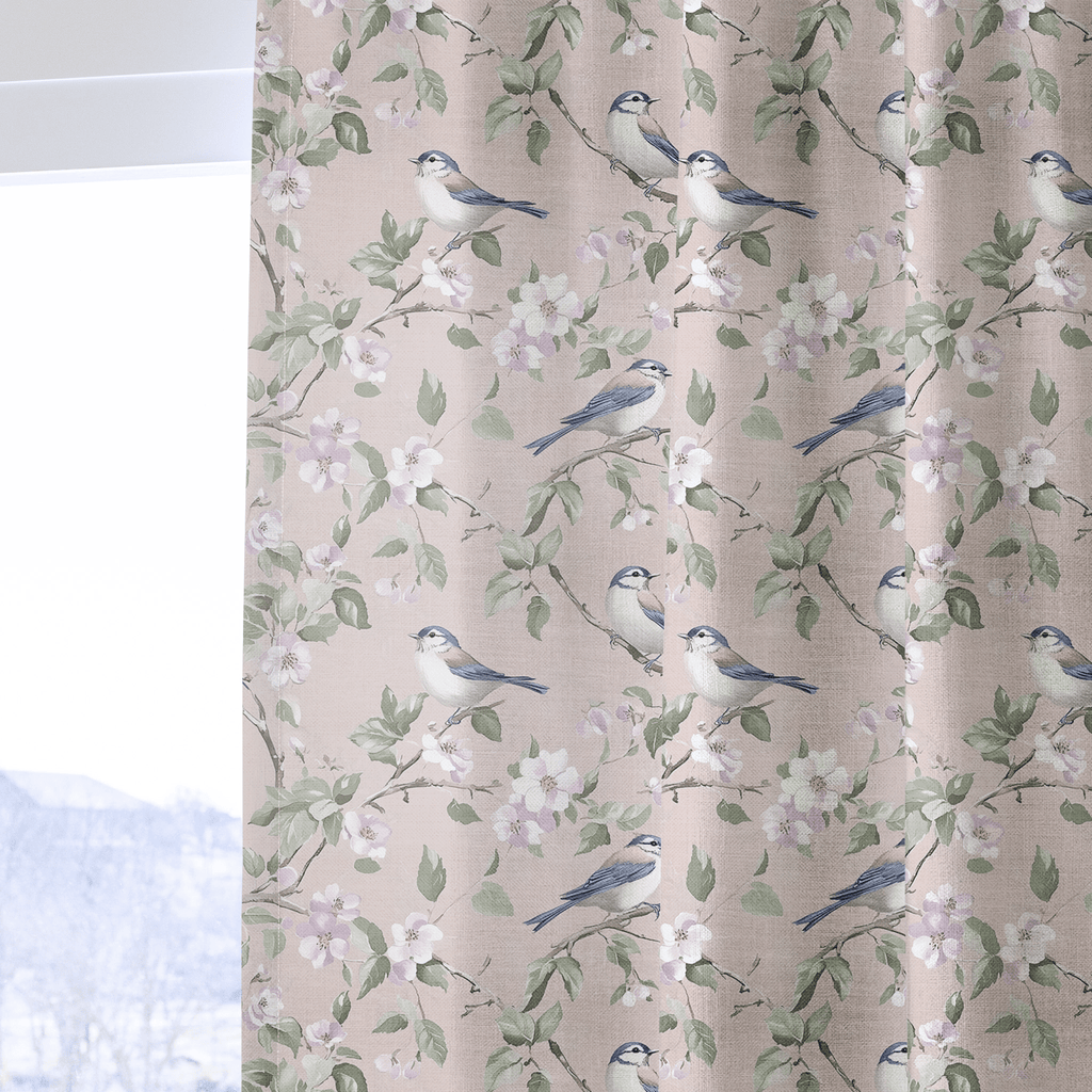 Robin's Bloom - Curtain Panel - The Drapery